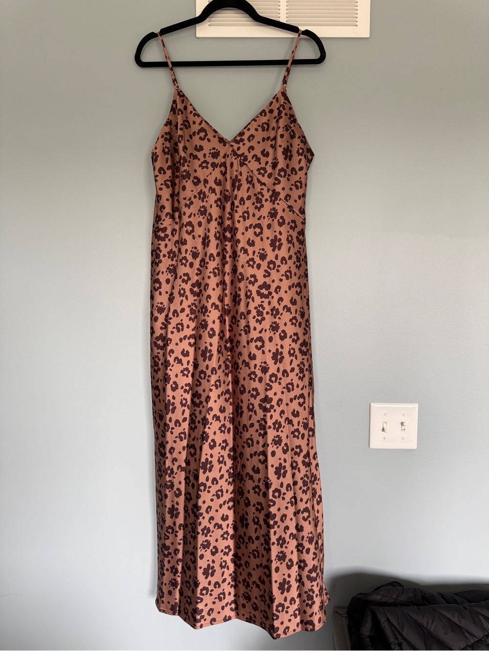 a new day Leopard-Print Cami Dress in Brown & Dark Brown